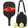 Set de Clappers para Pelota de Pickleball Peak Bolsa de Almacenamiento Individual Escuela Deportes al Aire Libre Fibra de Vidrio