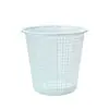 Cubo de basura de plástico recortado para el hogar Sala de estar Dormitorio Cubo de basura de plástico Tapa simple sin tapa Papelera de baño Basura de limpieza