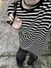 Camiseta de Rayas de Cuello Redondo de Manga Corta Estilo Coreano de Moda para Hombre, Verano Holgada Transpirable Adelgazante Versátil Estilo Ins Casual Multiescenario