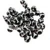 Cuentas de colmillo de tigre en blanco y negro cuentas jade cuentas sueltas 8mm ágata pulsera collar accesorios cuentas hechas a mano