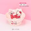 Sanrio Hello Kitty Vajilla Infantil Mesa para Niños Hogar Bol para Comida de Bebé Plato con Compartimentos Impermeable Antiescaldados Forma de Plato Taza de Leche