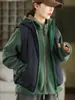 Chaleco Reversible de Comercio Exterior 2025 Invierno Nueva Moda Chaleco Acolchado con Capucha Chaqueta Corta Cálida para Mujer