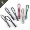 Cordones termorretráctiles de colores personalizados moldeados por inyección para ropa y bolsos de exterior, tiradores de cremallera universales, cordones de cremallera al por mayor