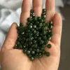 4-6-8-10mm Verde Oscuro con Polvo Dorado Ojo de Tigre Imitación Cuentas Sueltas Productos Semiacabados al por Mayor para Pulseras y Collares de Cuentas DIY