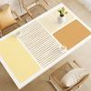 Tapete Moderno Minimalista de PVC Impermeável e à Prova de Óleo para Mesa de Jantar, Mesa de Centro Retangular, Aparador, Toalha de Mesa, Tapete Protetor com Isolamento Térmico