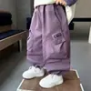 Q106 Calças masculinas, nova coleção de outono, estilo coreano, modernas e estilosas, calças de trabalho versáteis, calças compridas casuais para primavera e outono