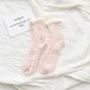 Calcetines de Terciopelo Coral, Calcetines Gruesos de Terciopelo para Dormir para Mujer, Calcetines para el Suelo de Otoño e Invierno, Calcetines de Invierno para Dormir para Adultos, Calcetines de Postparto