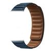 Adecuado para Apple Watch 9, 10, 11, Correa de Bucle Magnético de Cuero de Dos Tonos de Segunda Generación, Pulsera iWatch Ultra