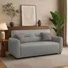 Sofá de cuero resistente a arañazos de gato sala de estar de apartamento pequeño habitación de alquiler tienda de ropa apartamento moderno sofá recto simple una pieza al por mayor
