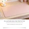 Noteory Tapete de Escritorio Impermeable de Cuero Sintético Superficie de Escritura de Cuero PU Antideslizante Tamaño Grande Tapete de Escritorio para Oficina y Hogar