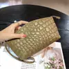 Bolsa de Mão Feminina Encomendável, Nova Bolsa de Mão Grande Capacidade em Couro Genuíno para Celular e Moedas, Bolsa de Mão Fashion Leve com Padrão de Pedra Feita de Couro de Vaca