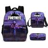 Mochila Escolar Noturna Fortaleza Fortnite Conjunto de Três Peças Mochila Lápis Bolsa Mochila Uma Peça Amazon
