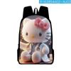 2023 Nuevo ProDucto 3D Transfronterizo Nuevo ProDucto Mochila Linda de Hello Kitty Bolsa Escolar para Estudiante Dibujos Animados para Niños