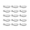 Acero de Titanio Color Duradero Conector Cola de Perla Colgante Corazón Accesorios para Joyería DIY Acero Inoxidable Estrella de Cinco Puntas Etiqueta Pieza Pequeña Oro Real
