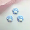 Patas de Gato Fofas de Desenho Animado Acessórios de Resina para Nail Art DIY Decorações de Unhas Usáveis