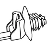 Abrazaderas y Sujetadores Reyetec 157-00223 T50Sosft6E-Pa46-Gy