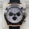 Reloj para Hombre Rolex Daytona Serie 40mm Multifuncional Cronógrafo Incrustado de Diamantes Mecánico Totalmente Automático Aliexpress