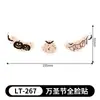 Nuevas Pegatinas de Tatuaje Facial de Halloween, Pegatinas de Maquillaje de Terror, Tatuajes Temporales Desechables, Impermeables, a Prueba de Sudor y Fáciles de Quitar