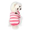 Ropa para perros, ropa de invierno nueva para mascotas, cuello redondo, gato, perro pequeño, dos patas, perro, fruta, rayas, mono, forro polar