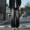 Calça Jeans Lavável para Quatro Estações, Calça Reta Solta Padrão, Calça Casual de Trabalho, Roupa Masculina, Dropshipping de Peça Única