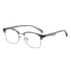 En Stock de Fábrica Montura para Cejas Hombres Retro Gama Alta Versátil Diaria Gafas Anti Luz Azul Sin Graduación Se Pueden Personalizar con Lentes Graduadas