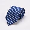 Traje de Negocios Corbata de Nudo a Mano para Hombre Azul Negro Cinturón Largo 8cm Banco Hotel Ropa de Trabajo Profesional Pajarita