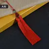 Lótus de Haste Dupla Poliéster Longa Borla 12cm Borla Dupla DIY Acessório Feito à Mão Borla Nó Chinês Fabricante Feito à Mão DIY