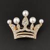 Broche de corona de aleación de diamante flash Dongdaemun accesorios para trajes profesionales de alta gama pasador anti-luz accesorios