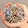 Gomas para el pelo para niños que no dañan, diademas para bebés, sujetadores de coleta para bebés, anillos para el pelo de alta elasticidad, pequeñas gomas para el pelo del tamaño de un pulgar para niñas