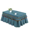 Conjunto de Capas para Mesa de Fogo Retangular Novo Estilo Conjunto de Mesa de Centro Cobertura de Mesa Aquecida Inverno Grosso Caxemira Cobertura para Fogão Elétrico Manta de Fogo