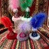 Acessórios Populares de Chapéu de Cordeiro de Xinjiang Grampo de Cabelo, Grampo de Cabelo Cultural Criativo de Bebê Cordeiro Fofo, Acessórios de Chapéu Estilo Étnico
