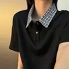 Camisa Polo de Manga Corta con Cuello Camisero para Hombre, Camiseta de Verano de Marca Moderna, Estilo Coreano Ajuste Delgado, Nueva Versátil Tendencia 2026