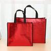Bolsa de TNT Laminada a Laser Portátil Bolsa Publicitária de Proteção Ambiental Bolsa de TNT a Laser para Roupas Sacola de Compras de TNT Bolsa de Mão