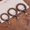 Pulsera Personalizada de Suministro en Vivo Esmalte Gris Fragante Pulsera de Cuentas Redondas Esmalte Gris Fragante Joyería para Hombres y Mujeres Tono de Sacudida Pequeño Libro Rojo