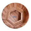 Jacuzzi Inteligente ao Ar Livre Cedro Vermelho Canadense Piscina Grande Surf Aquecida por Fogão a Lenha Fonte Termal Spa Spa