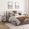 Muebles transfronterizos hechos a medida para sala de estar, mesa auxiliar pequeña, mesa de centro cuadrada, hierro y madera combinados con un estilo moderno y sencillo. Fuente: Trabajo.