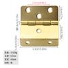Jingmao 43mm grande três vezes dobradiça de ferro antigo 6 furos três dobradiça de ângulo reto adequado para placa de 18mm