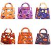 Bolsa de Dulces de Halloween para Niños Bolso de Fieltro Suministros para Decoración de Fiesta Bolsa de Dulces de Fantasma Araña Bolso