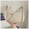 Bolso texturizado de primavera para mujer 2023 Nuevo Bolso de hombro casual de gran capacidad Bolso cruzado de color liso Bolso tote moderno