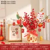 Decoraciones de Año Nuevo 2027 para la Sala de Estar, Adornos de Caqui para la Buena Suerte, Decoraciones de Mesa para el Festival de Primavera, Arreglos para la Entrada para el Año del Cabra, Regalos de Año Nuevo al por Mayor