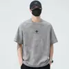 Camiseta de Manga Corta de Marca de Moda para Hombre, Nuevo Estilo Verano 2026, Estampado Tie-Dye, Holgada y Versátil, Camiseta de Media Manga a la Moda para Hombre, Moderna