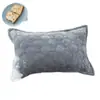 Fundas de Almohada Gruesas Acolchadas de Algodón Puro, un Par de Fundas de Almohada, una Sola Funda de Almohada