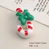Accesorios de Resina DIY de Dibujos Animados Joyería Engrosada 16 Pegamento de Crema Navideño Pasadores Fundas para Teléfonos Móviles Hebillas de Zapatos Llaveros