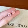 Aretes de Flor de Rosa Adecuados para Primavera y Verano, Nuevo Estilo 2026 para Mujeres, Aretes Dulces de Alta Gama, Aretes Súper Hada Coloridos