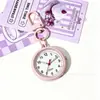 Recomendado por el Maestro Examen Especial Reloj de Bolsillo para Estudiante Mochila Reloj Colgante de Moda Llavero Mini Portátil Reloj Colgante
