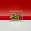Crachá Corporativo Personalizado Logo Ouro Puro 999 Adesivo para Celular Parabéns por Ficar Rico Princesa Por Favor Fique Rico Loja Presentes para Atrair Tráfego