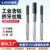 Macho de Extrusión Lansheng con Contenido de Cobalto Acero Inoxidable Especial Máquina Industrial Dientes de Extrusión Aluminio Cabeza Plana Roscado de Alambre M2M3M4M5M6
