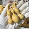 [Barato] Calabaza Natural Wenwan Ligeramente Defectuosa Cuero Morado Calabaza Gruesa Envuelto en Dedo Suave Calabaza Pequeña Pieza de Mano al por Mayor