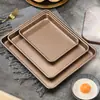 Bandeja para Hornear para Uso en Horno, Molde Rectangular Antiadherente para el Hogar para Pasteles de Copo de Nieve, Pastel, Pan, Galletas y Turrón