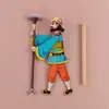 Frete Grátis Brinquedos de Marionetes de Sombra de Madeira Jornada ao Oeste Marionete Sun Wukong Brinquedos de Marionetes de Sombra Nostálgicos Tradicionais Marionete de Sombra Cultural e Criativo